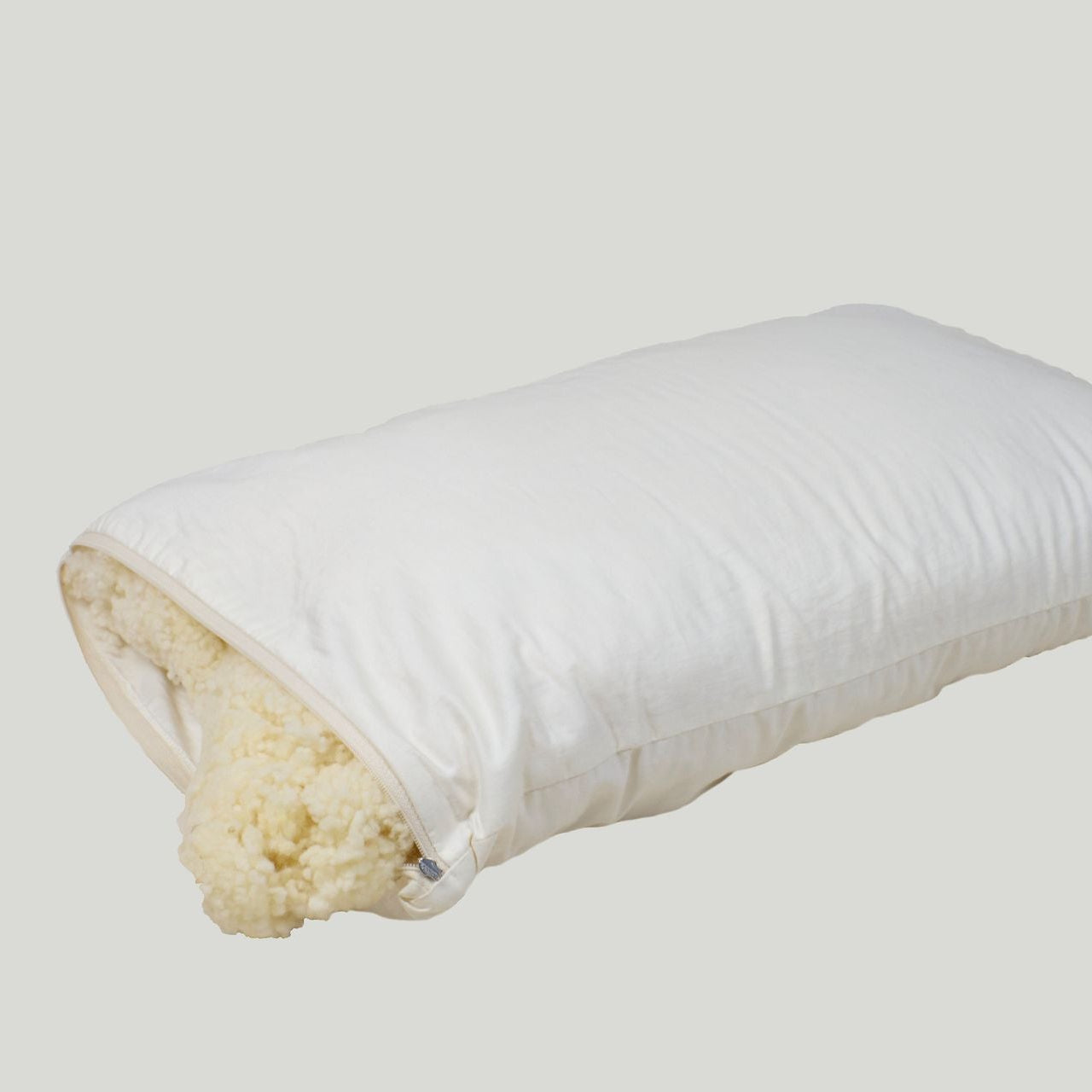 Kopfkissen Schafwoll-Kügelchen