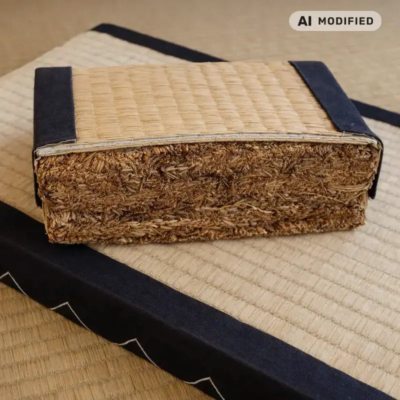 Tatami Matte - japanische Bodenmatte aufgeschnitten - Teilansicht